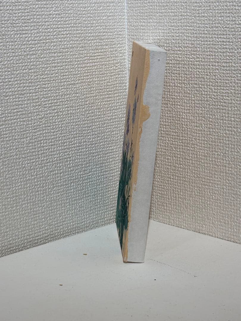 森田リナ 作 野菊図 和紙 アクリル画 原画 ハンドメイド