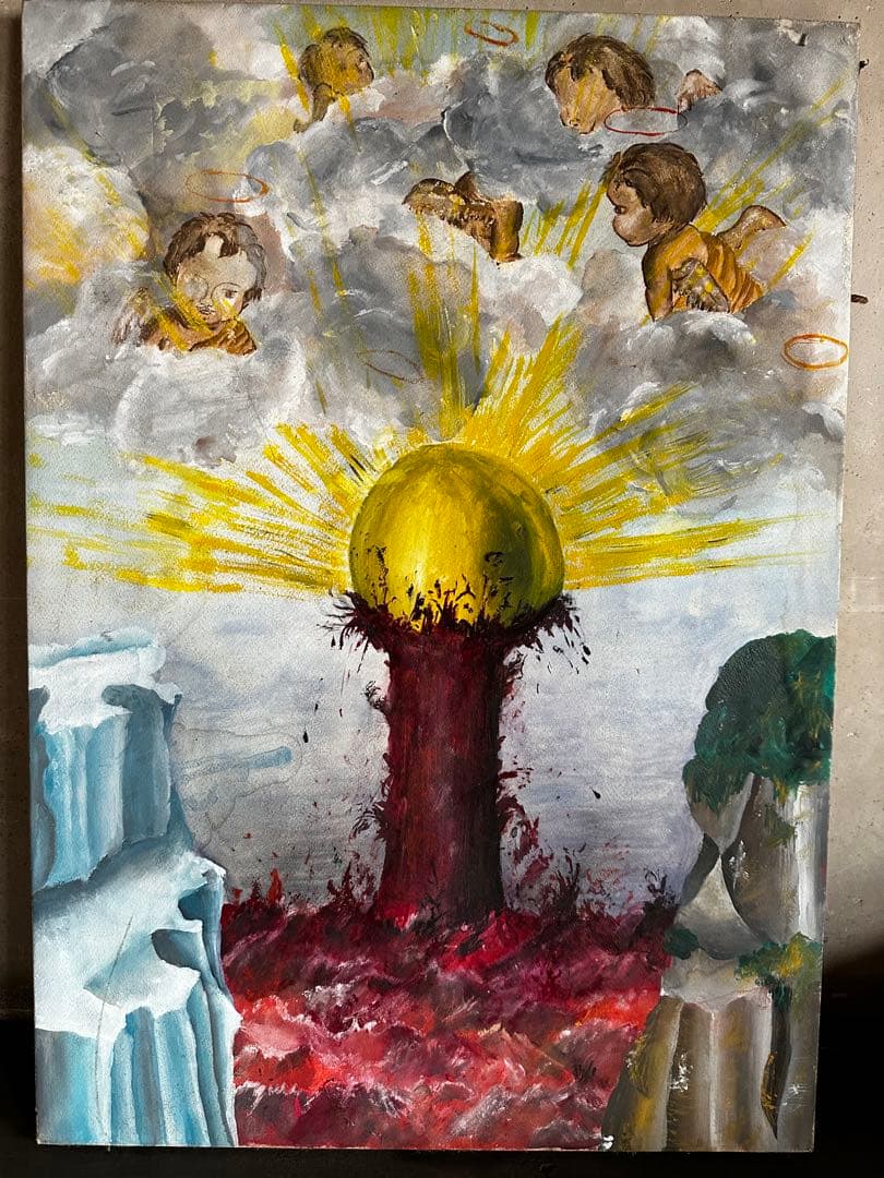 黙示録的な絵画（作家不明）