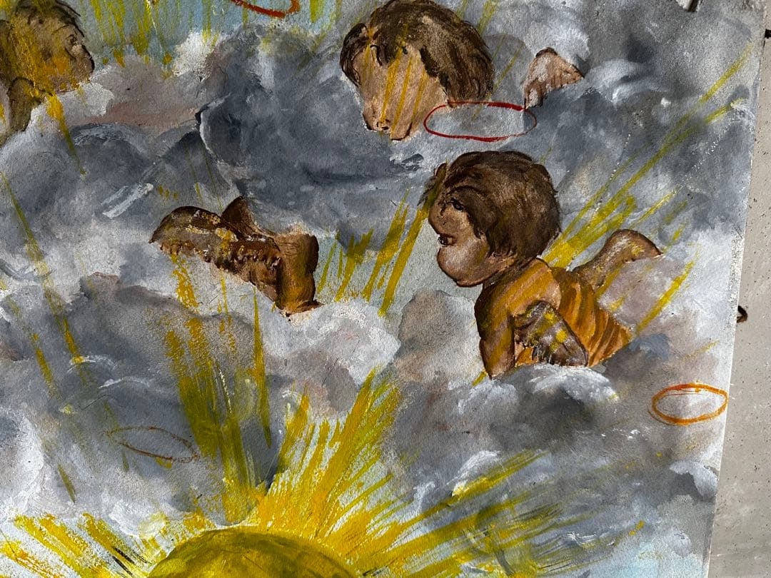 黙示録的な絵画（作家不明）