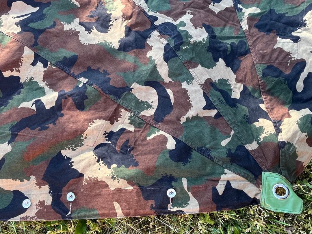 [A] ハンガリー軍幕　M90カモ 軍幕　ポンチョテント　1枚