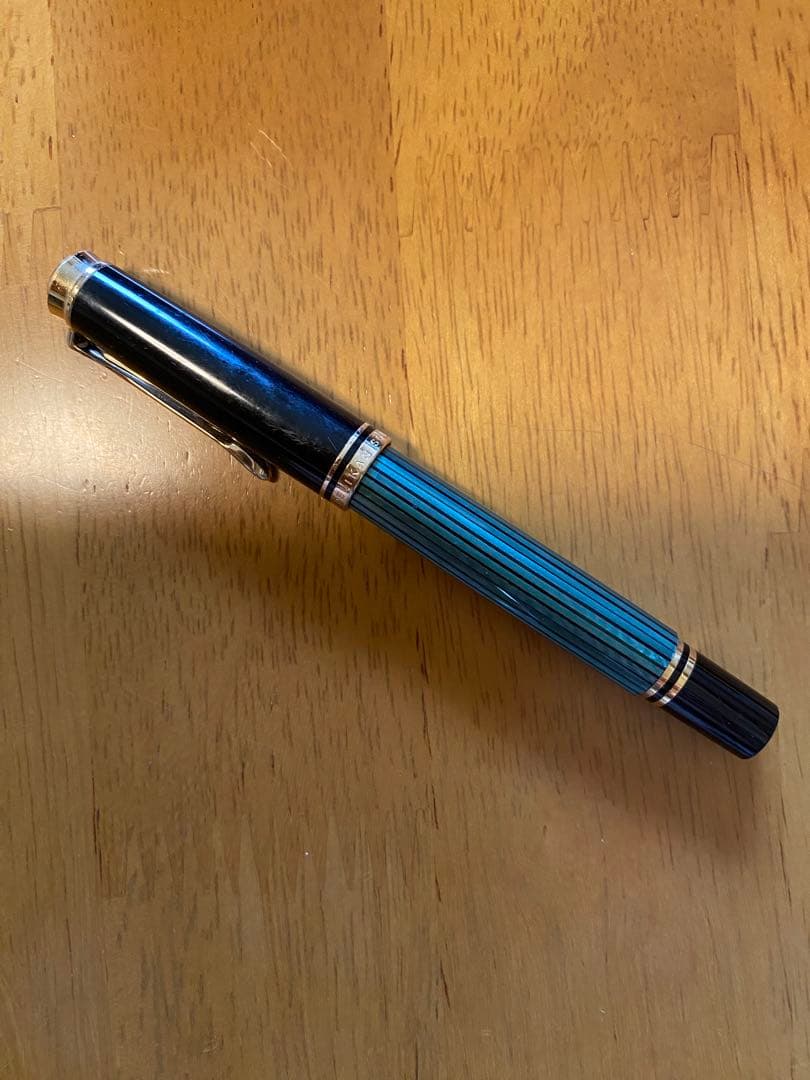【希少　廃番】 Pelikan（ペリカン）万年筆 スーベレーン M300 緑縞
