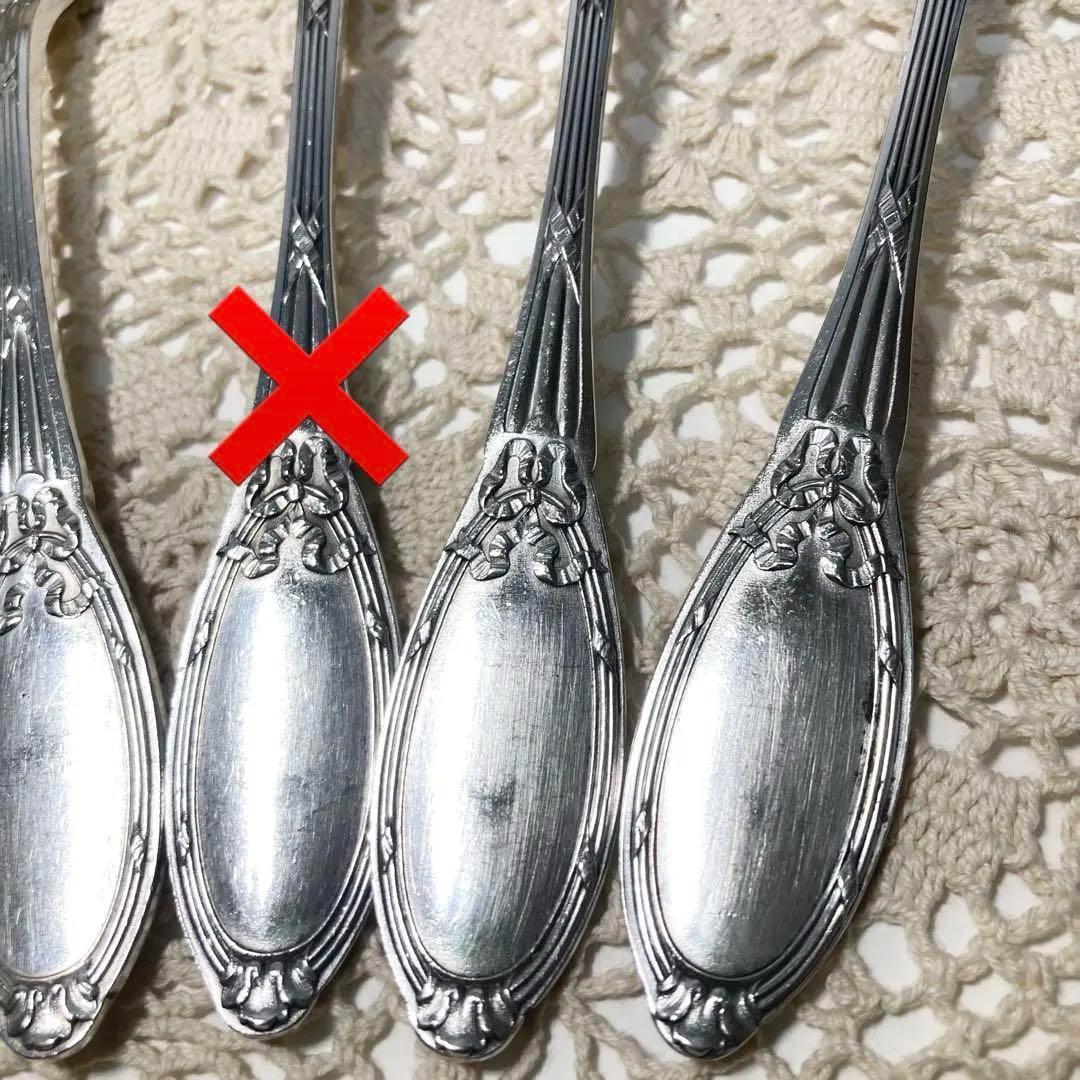 【MiMi】カトラリー２セットフランスアンティーク✨️可愛いリボンモチーフ