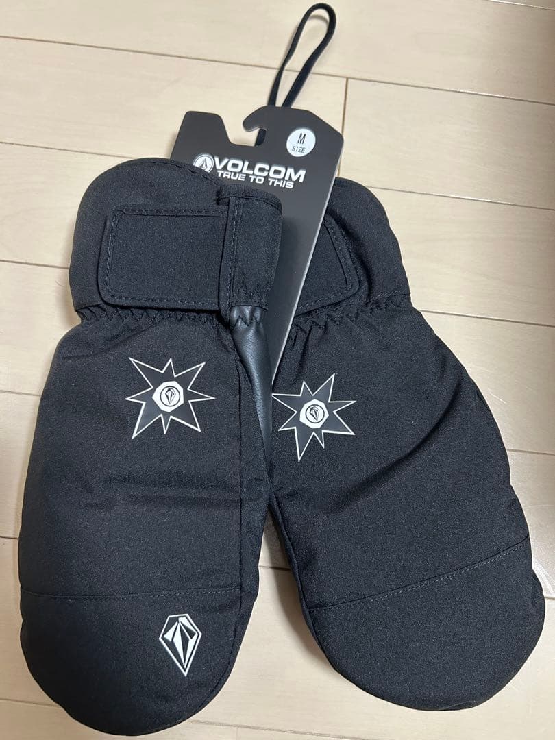 VOLCOM ブラック ミトングローブ M