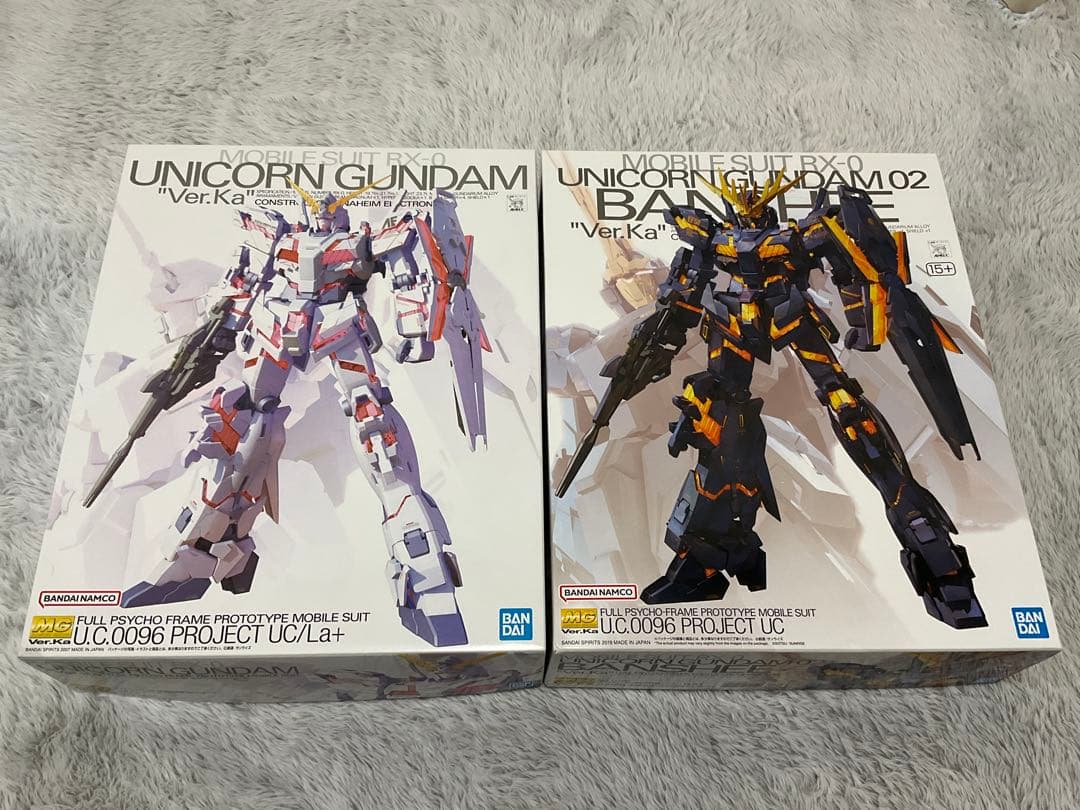 2体セットMG ユニコーン Ver.Ka バンシィ Ver.Ka セット