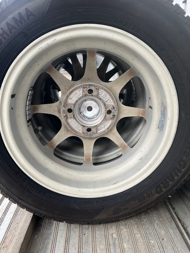 hiroスタッドレス155／65R13 73Qアルミホイールセット深溝