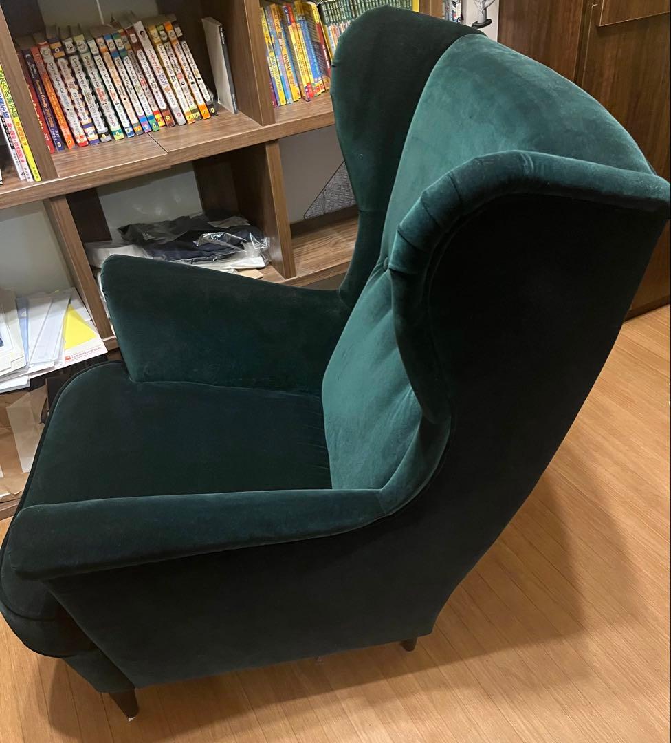 IKEA ストランドモン グリーン　ソファ