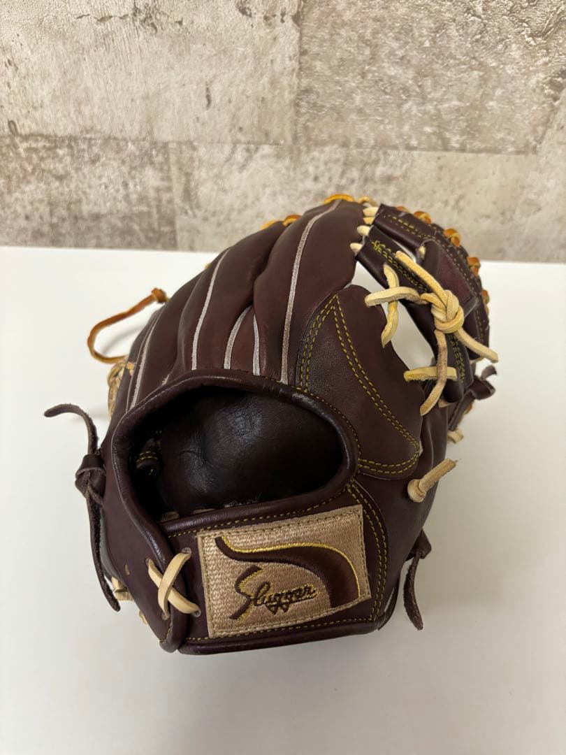 久保田スラッガー 軟式 BR1 バーガンディ 湯もみ型付け済み　内野手用