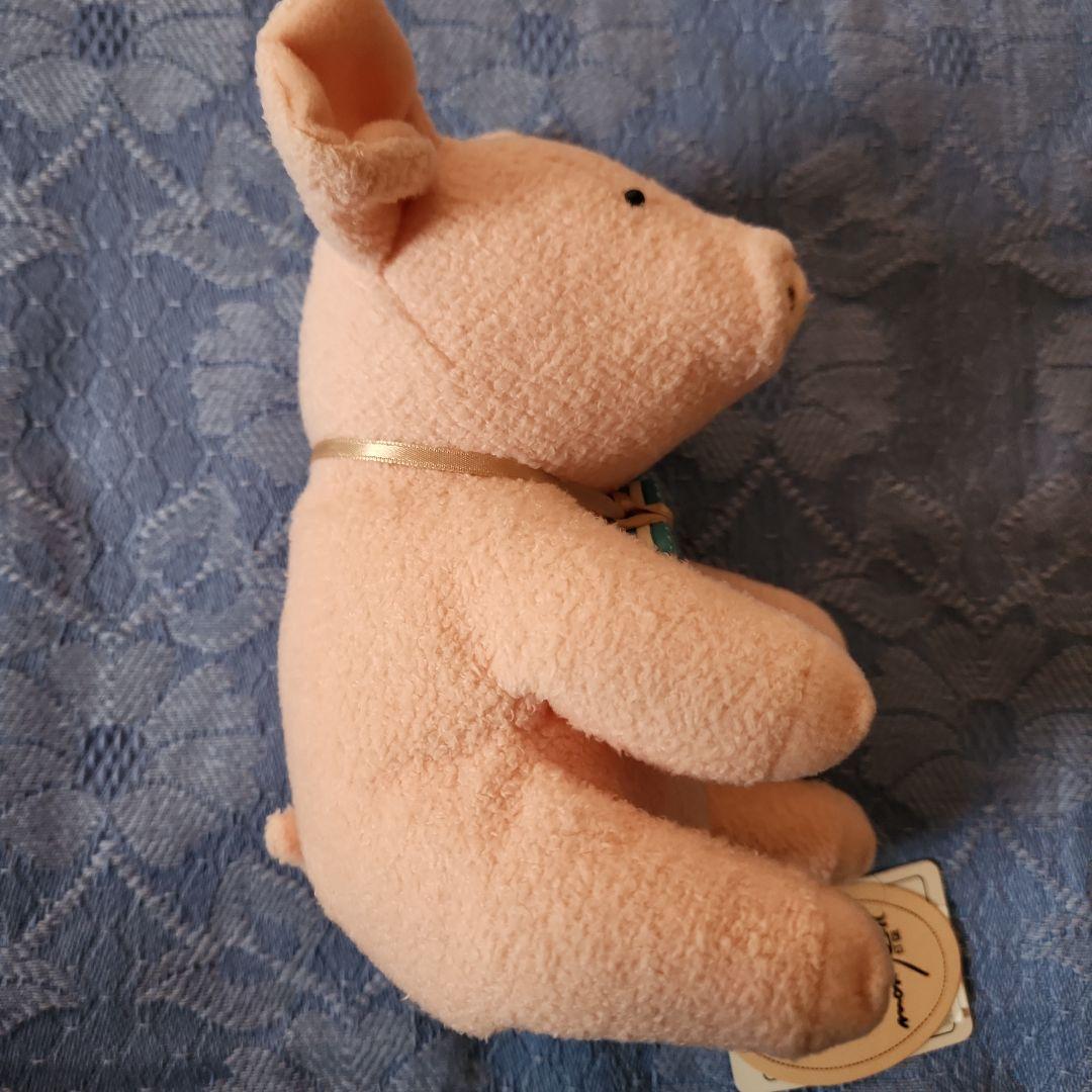 【美品】モンスイユ　タグ付き　ショコラ　ぶた　ぬいぐるみ