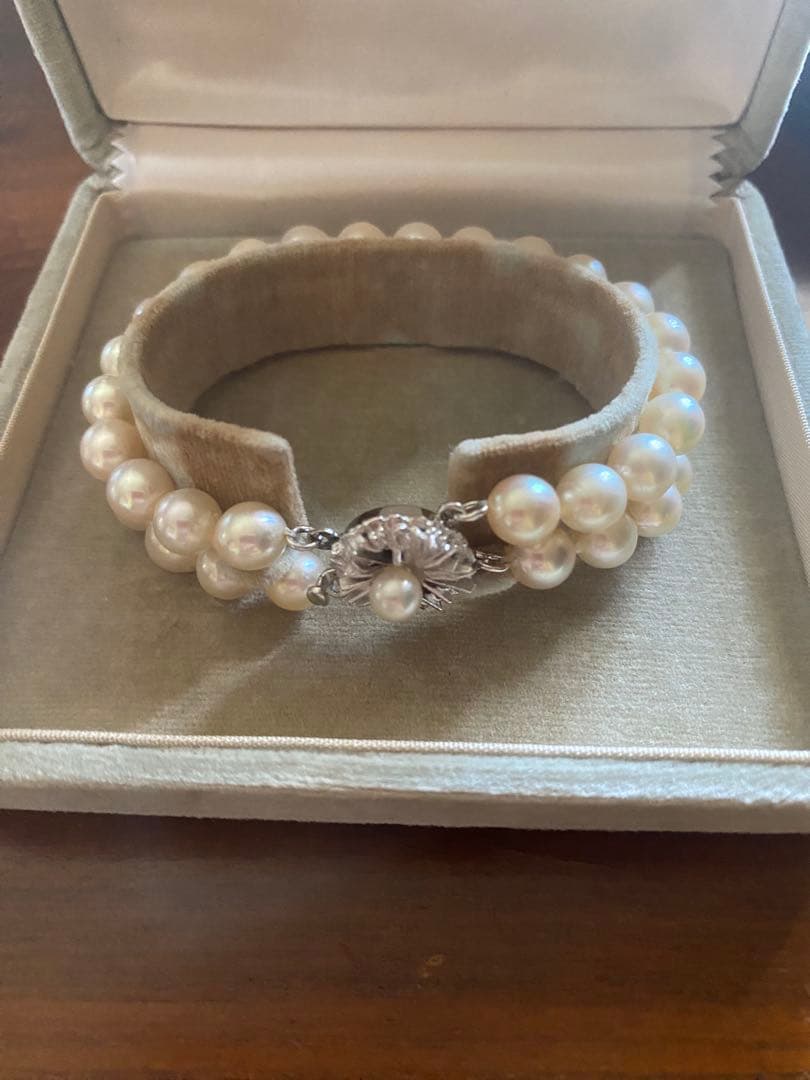 松本民芸家具　パールブレスレット