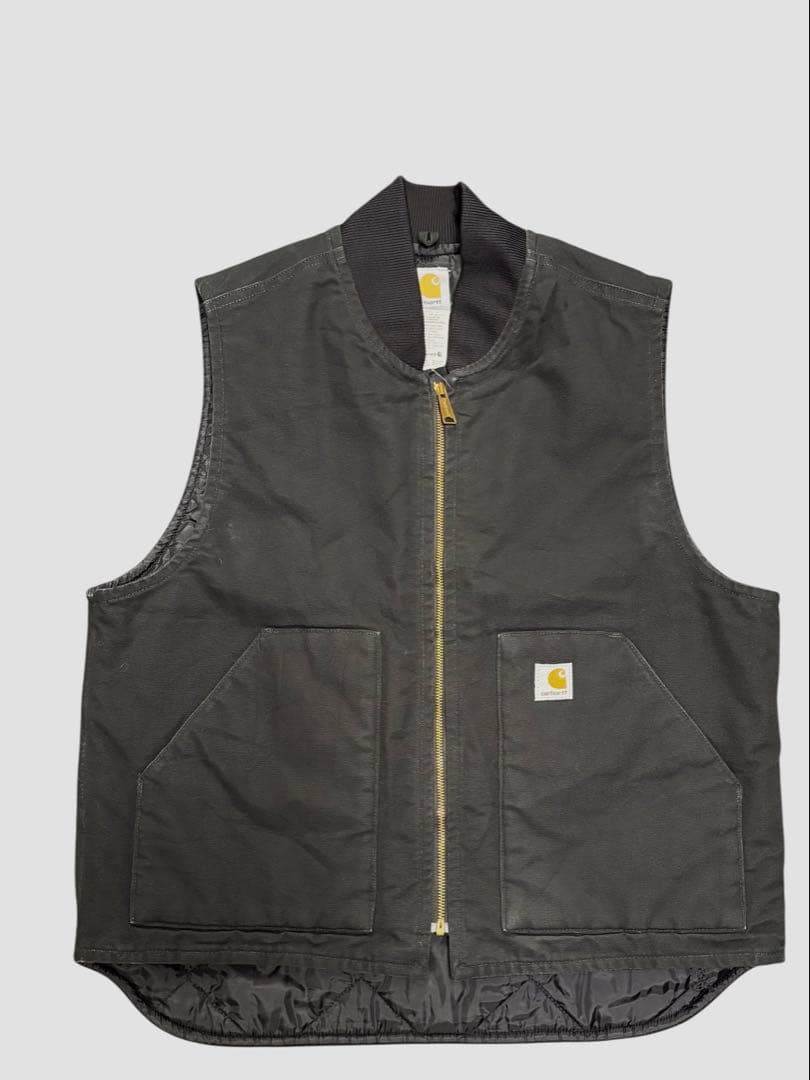 美品:Carhartt ダックベストM’s サイズL BLK
