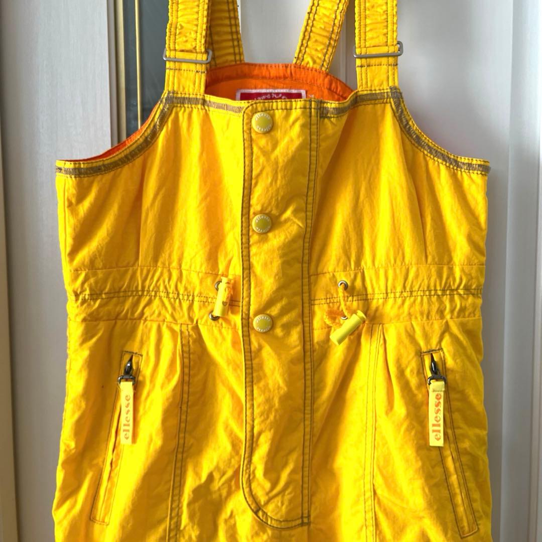 平成レトロ！ビビットカラーが可愛い　ellesse エレッセ　スキーウェア　L