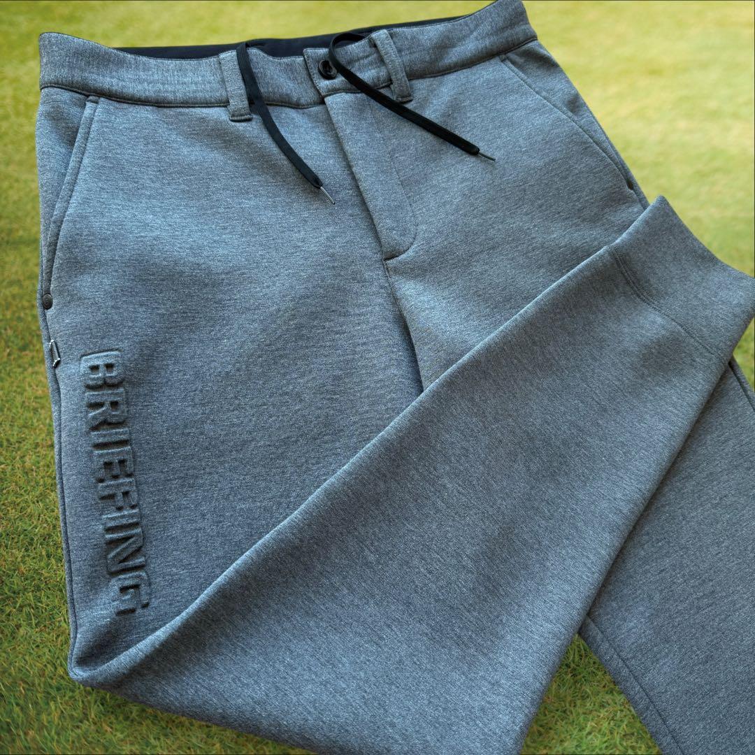 ブリーフィングゴルフ　ジョガーパンツ　グレー　M〜L相当　3Dロゴパンツ