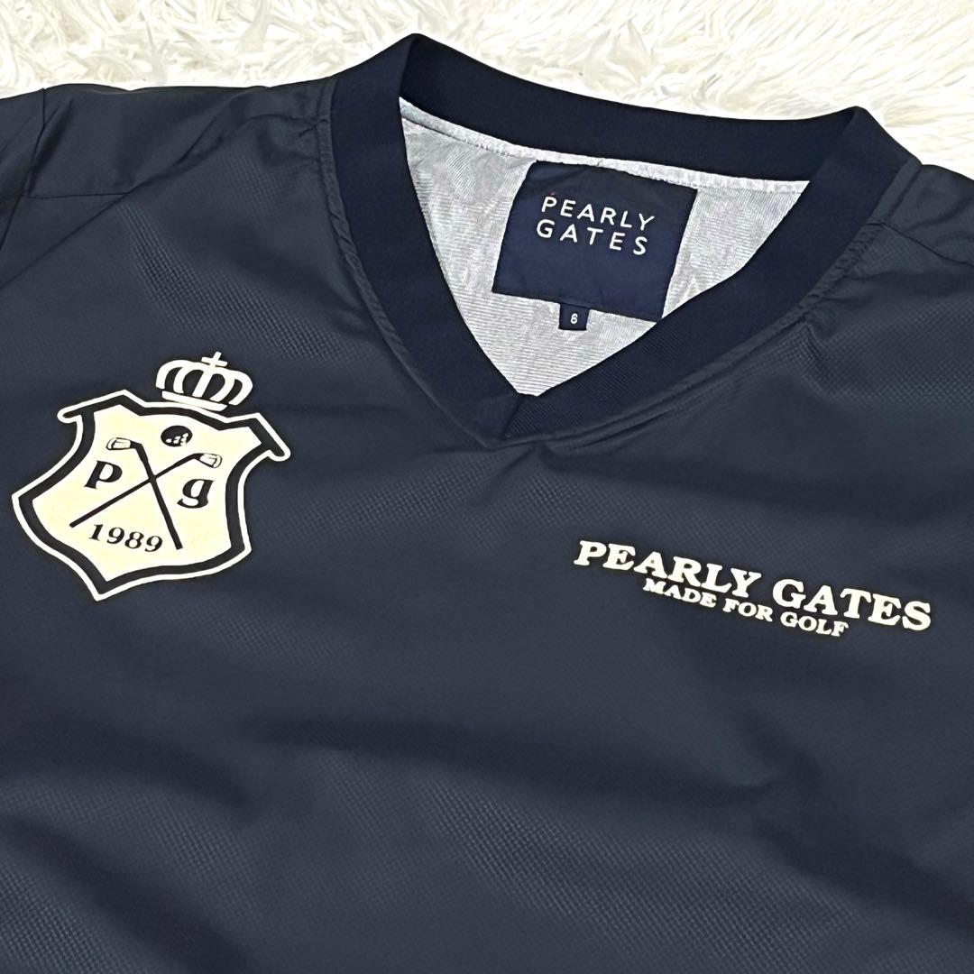 美品✨PEARLY GATES ジャケット 大きいサイズ6 ネイビー