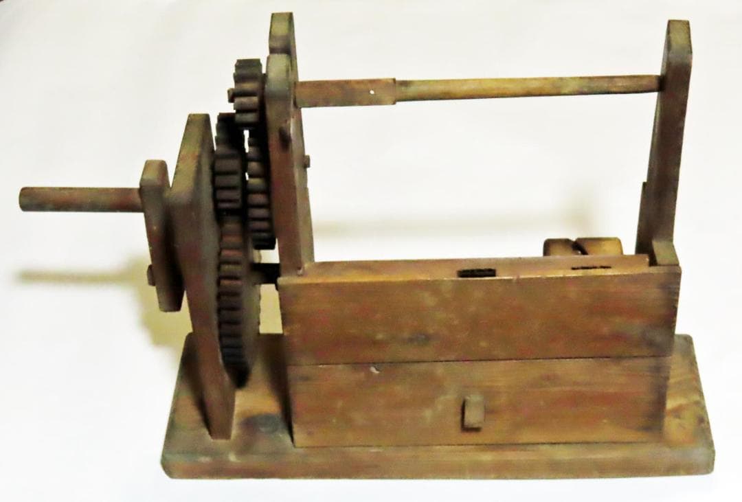 上州座繰り器／木製糸巻き機／アンティーク置物／インテリア