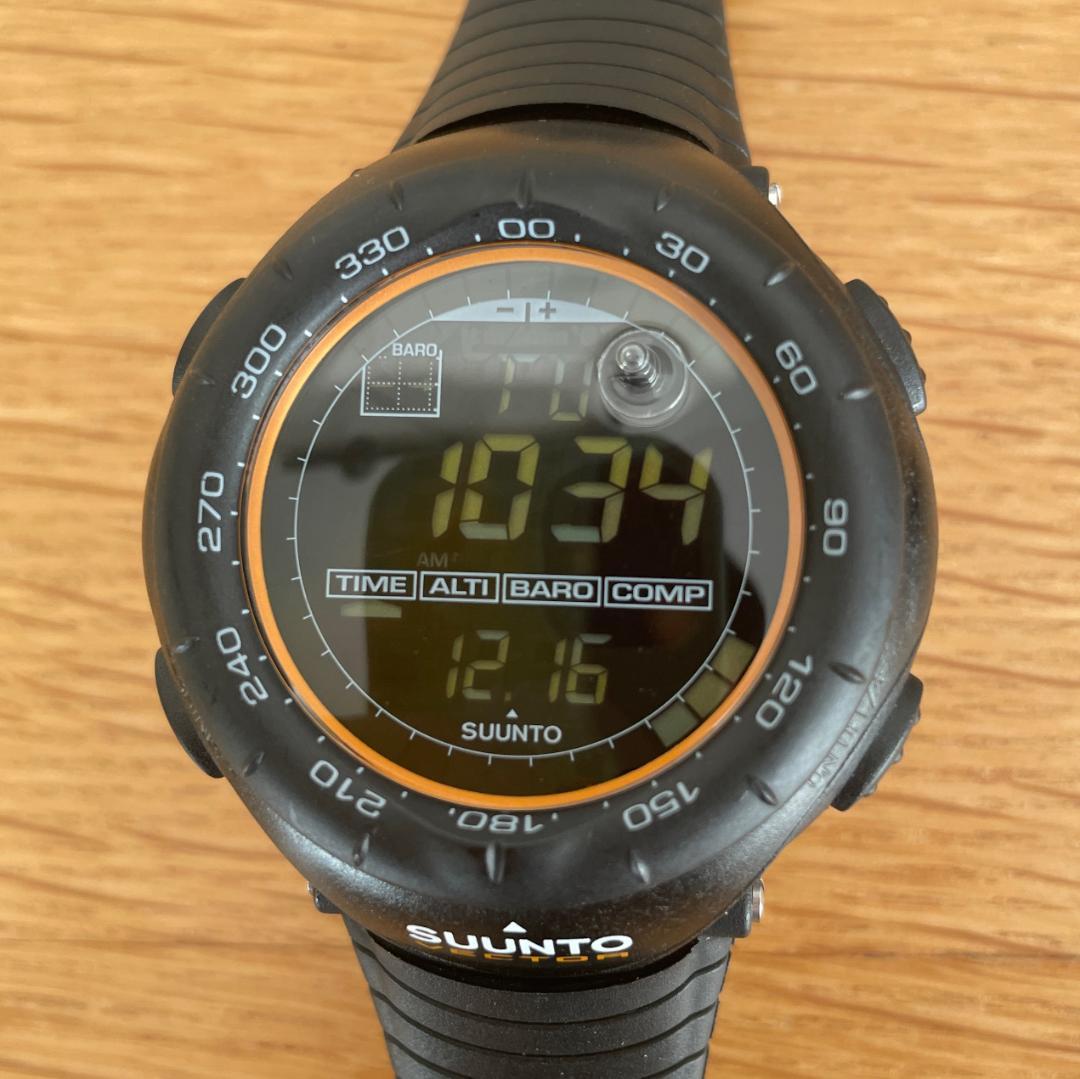 SUUNTO VECTOR スント ベクター ブラック 電池交換済 良好