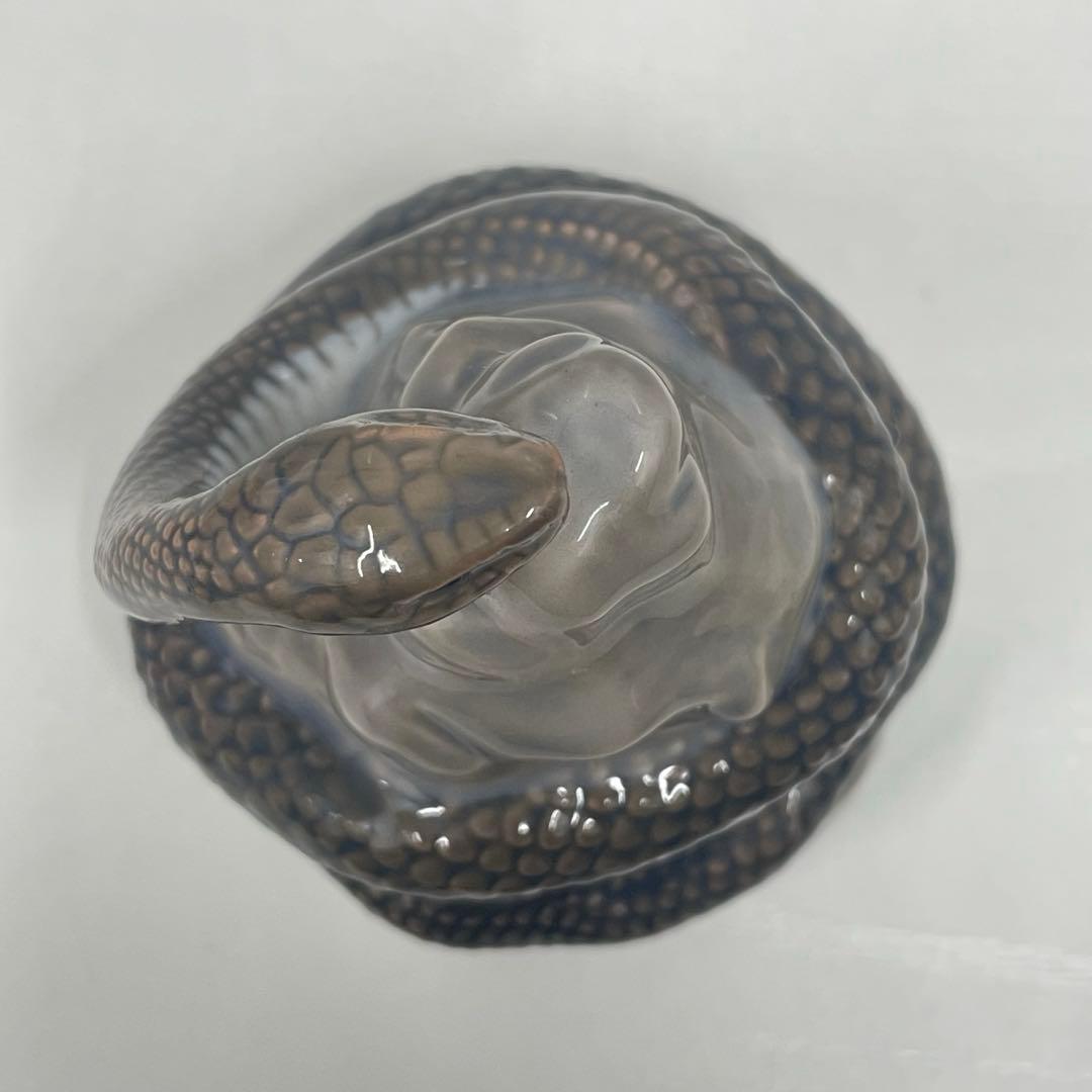 【N】ロイヤルコペンハーゲン フィギュリン 干支 ヘビ 巳