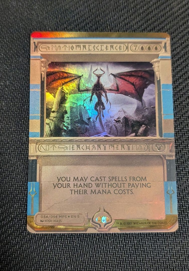 【Foil】《全知/Omniscience》[MPS] マスターピース mtg