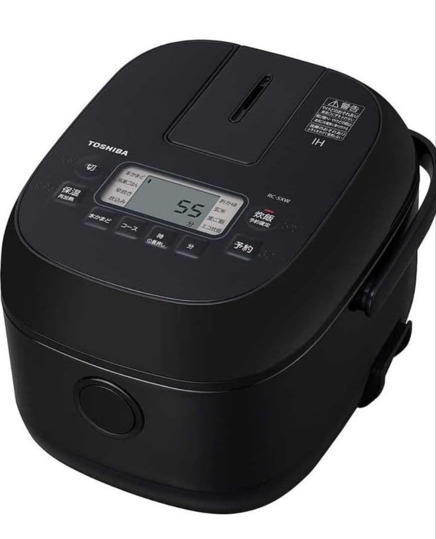 未使用　東芝　IH炊飯器　RC-5XW-K ブラック