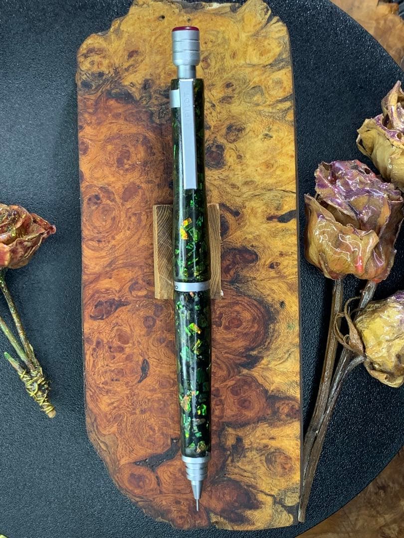 螺鈿S20シャープペンシル　黒アワビNo.5