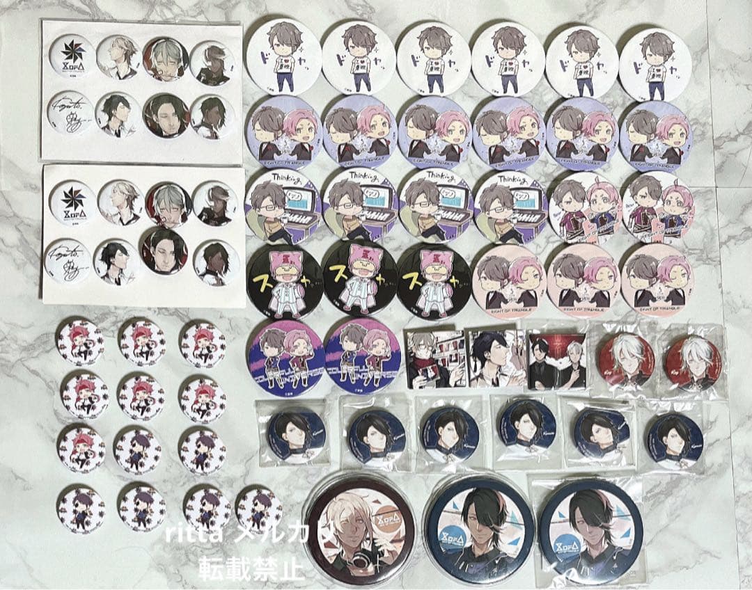 EIGHT OF TRIANGLE エイトラ　缶バッジセット