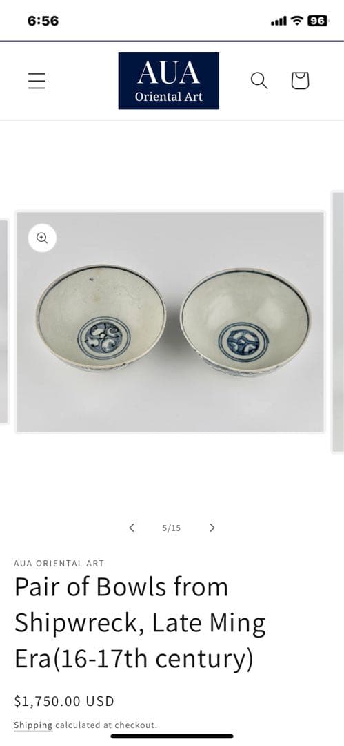 中国汕頭・スワトウ染付絵皿　鑑賞台付 沈船品・ヴィンテージ　レア ・台湾茶器