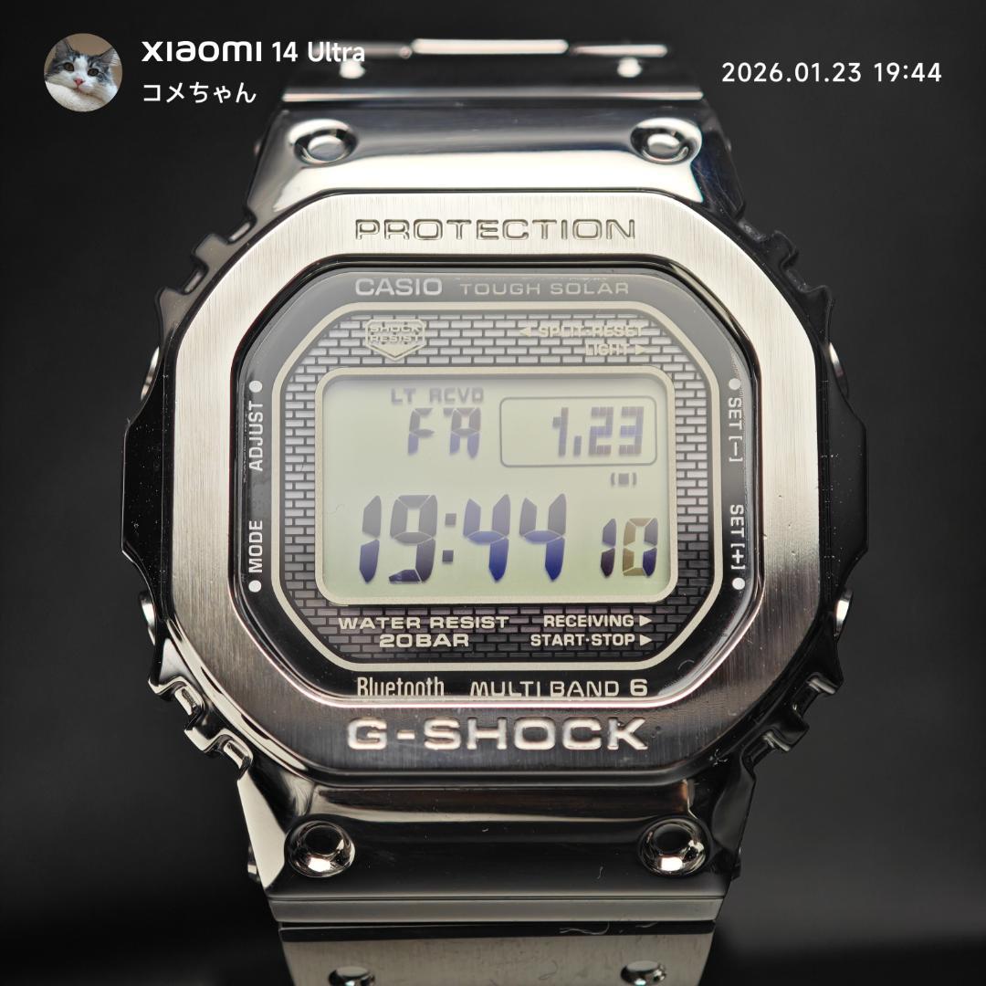 【美品】カシオ G-SHOCK　GMW-B5000D-1JF