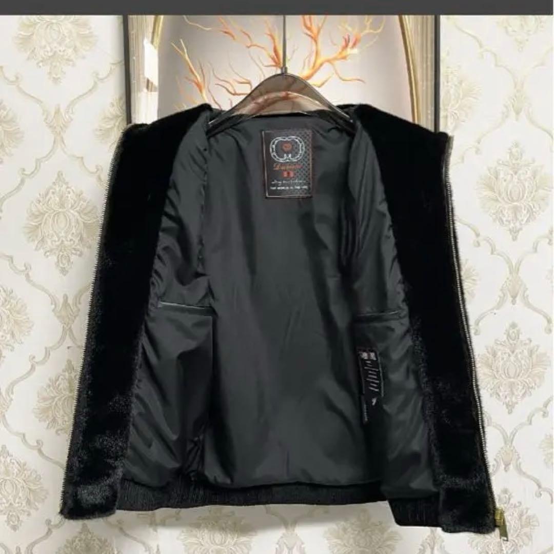 定価8万◆UABONI ミンク80%、カシミア20% 毛皮ベスト　L/48サイズ