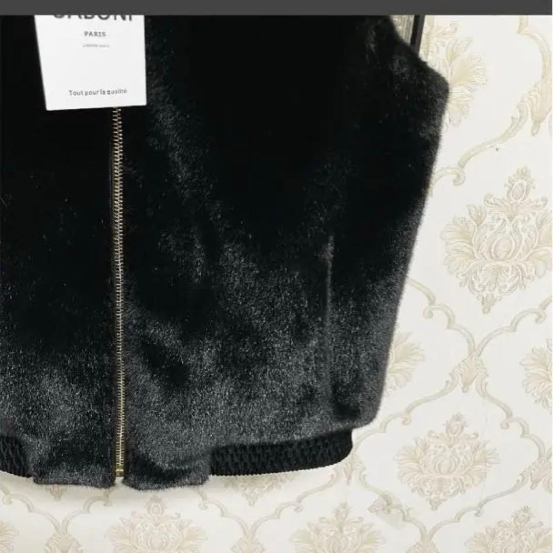 定価8万◆UABONI ミンク80%、カシミア20% 毛皮ベスト　L/48サイズ
