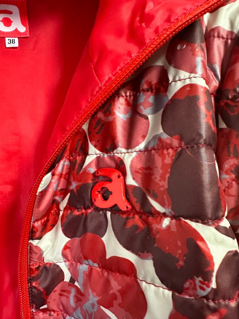 未使用 アルチビオ クローバー柄 中綿 ブルゾン 38 サイズ M ゴルフウェア