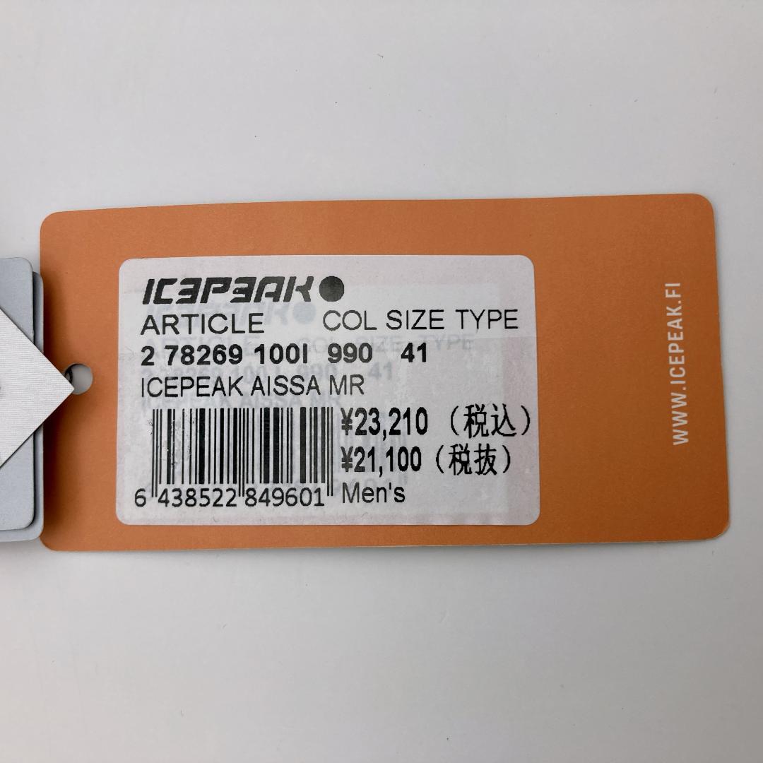 【新品未使用】ICEPEAK Aissa MR スノーブーツ 黒 27.3cm