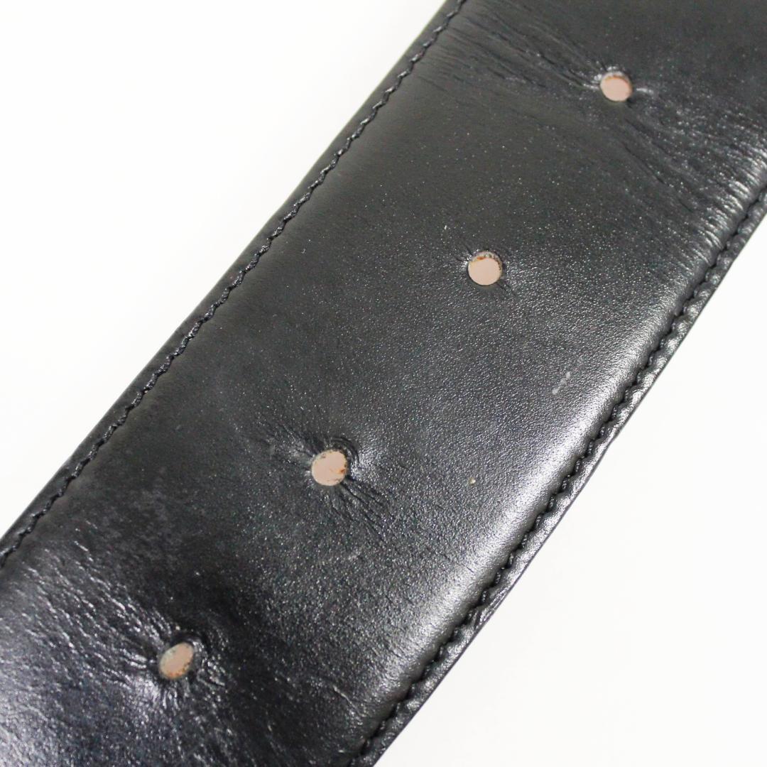 激レア 美品 セリーヌ 太ベルト ホースビット ヴィンテージ ゴールド ブラック