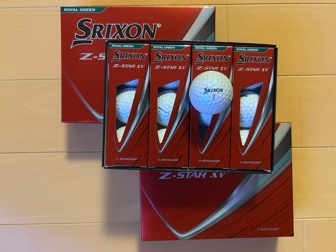 Srixon Z-STAR XV 2025 ロイヤルグリーン 3ダース
