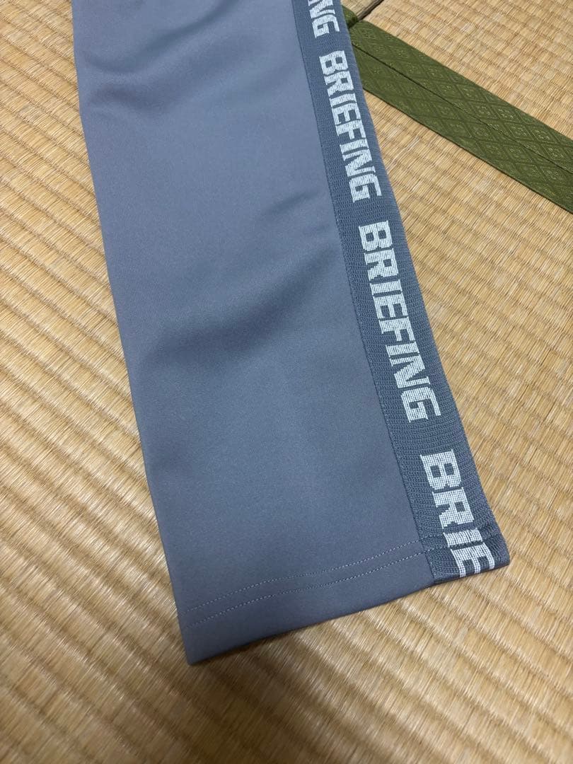 ブリーフィング　スウェット グレー ラインロゴ　L セットアップ