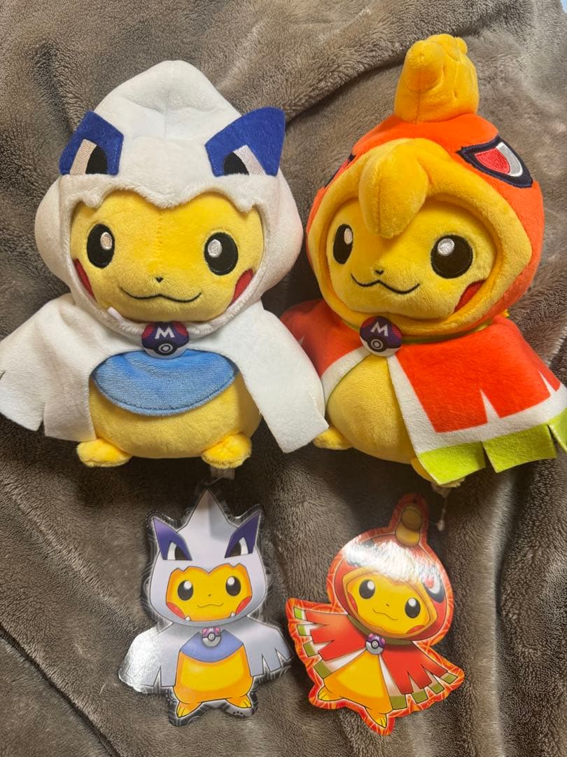 ぽんちょピカチュウ ルギア　ホウオウ　2匹セット　ポケモン　ぬいぐるみ
