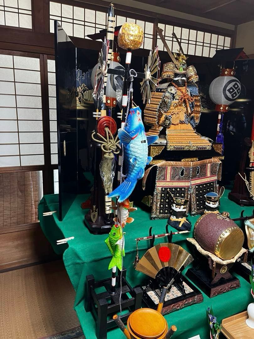 五月人形　大将人形　兜　子供の日　鯉のぼり