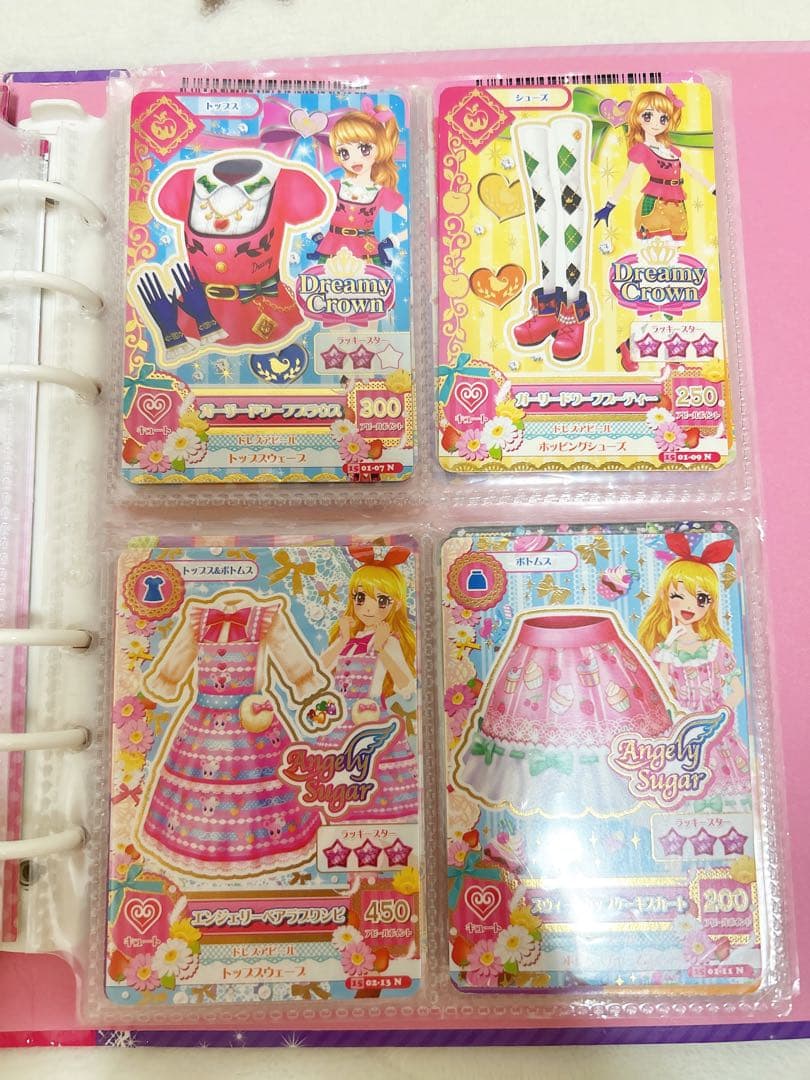 アイカツカード バインダー，カード約355枚まとめ売り