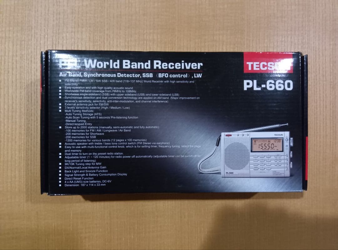 TECSUN PL-660 高性能BCLラジオ（ ループアンテナおまけ）