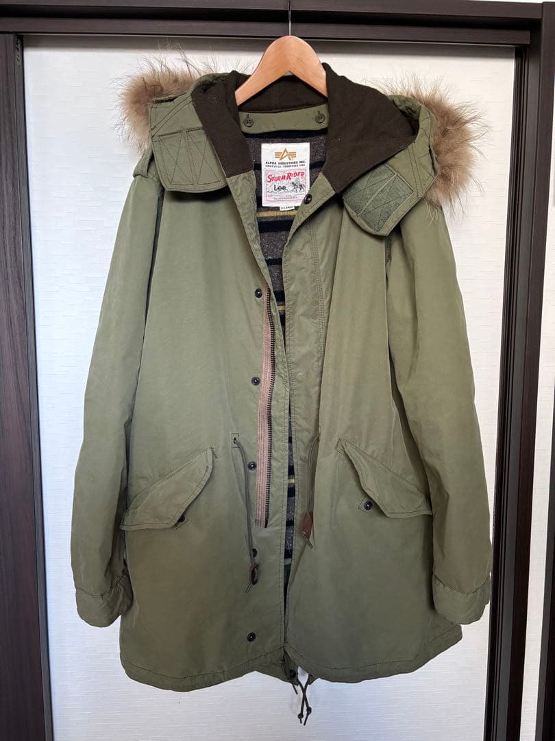 Alpha Industries×Lee STORM RIDER モッズコート