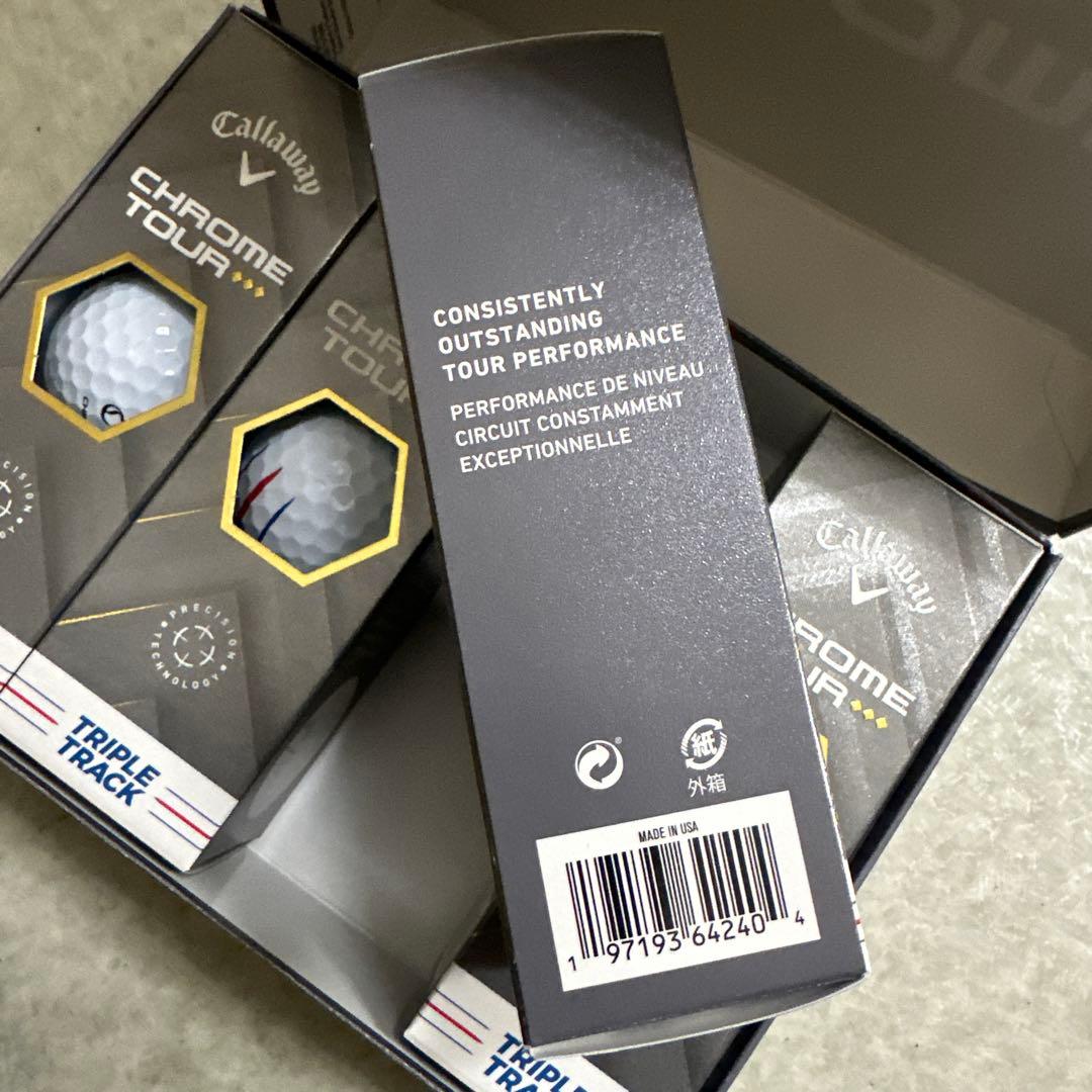 Callaway Chrome Tour ゴルフボール2箱