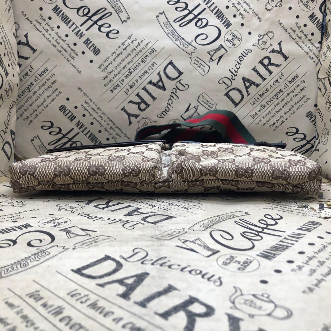 グッチ GG柄 シェリーライン ボティー バッグ キャンバス S3124