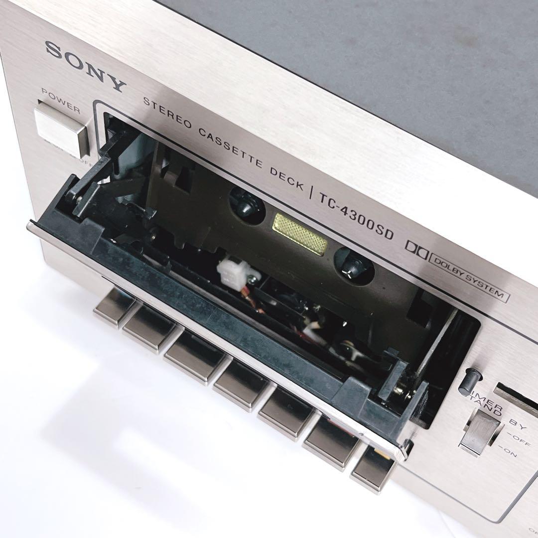 【良品・動作品】 SONY TC-4300SD カセットデッキ