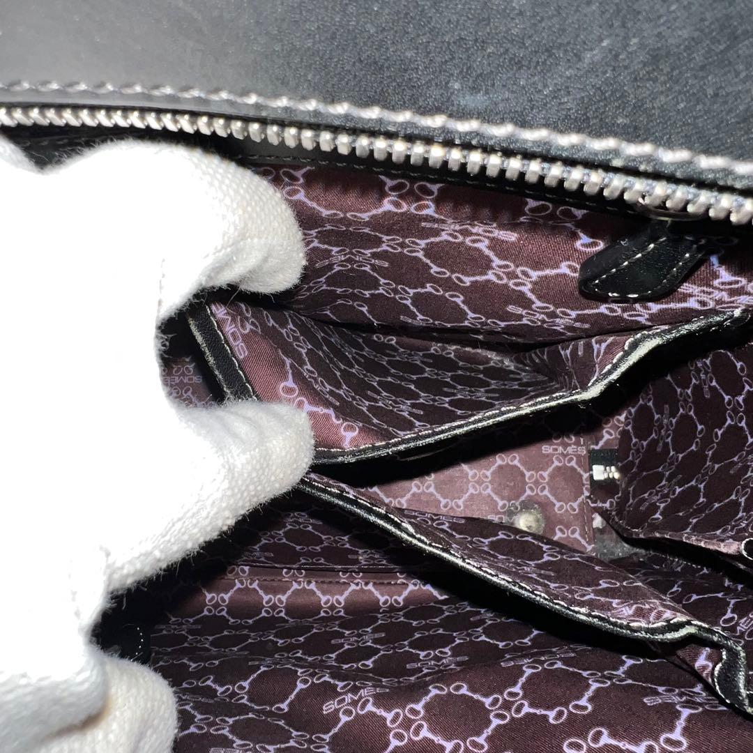 極美品✨ソメスサドル イノベーション ビジネスバッグ 2way レザー　ブラック