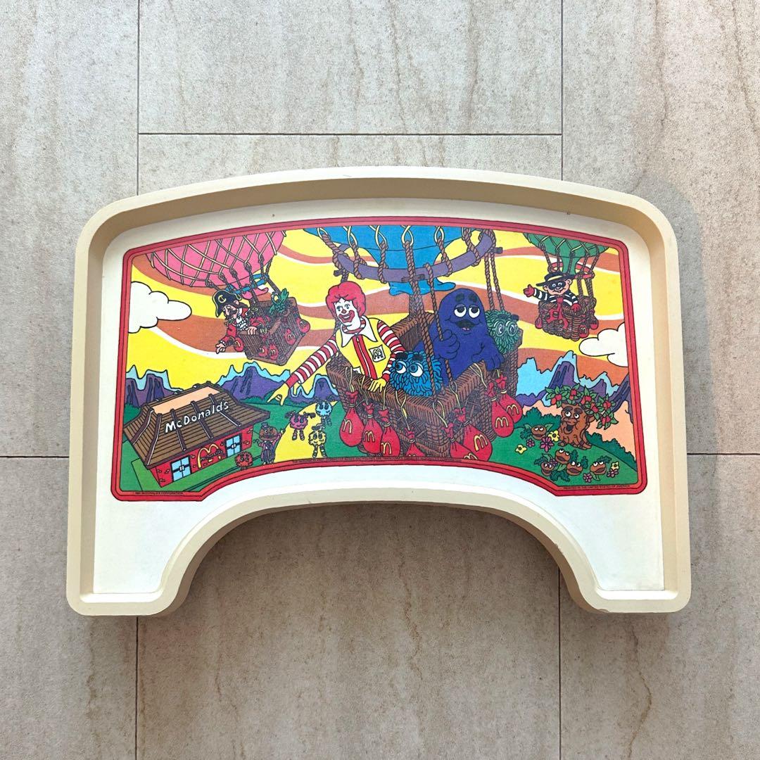 希少　マクドナルド　ビンテージ　キッズチェア　トレイ