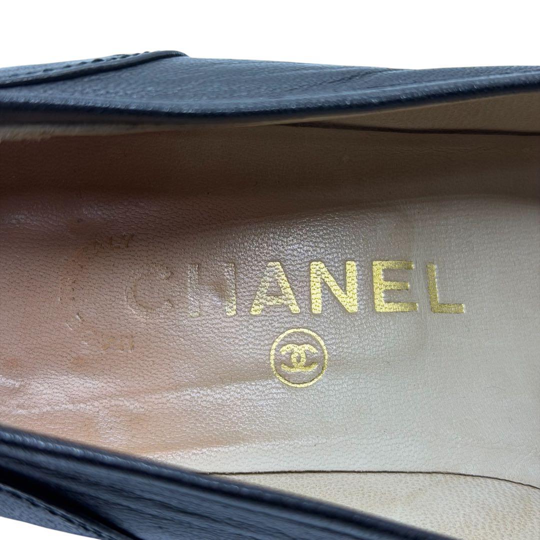 美品　CHANEL ターンロック　ローファー