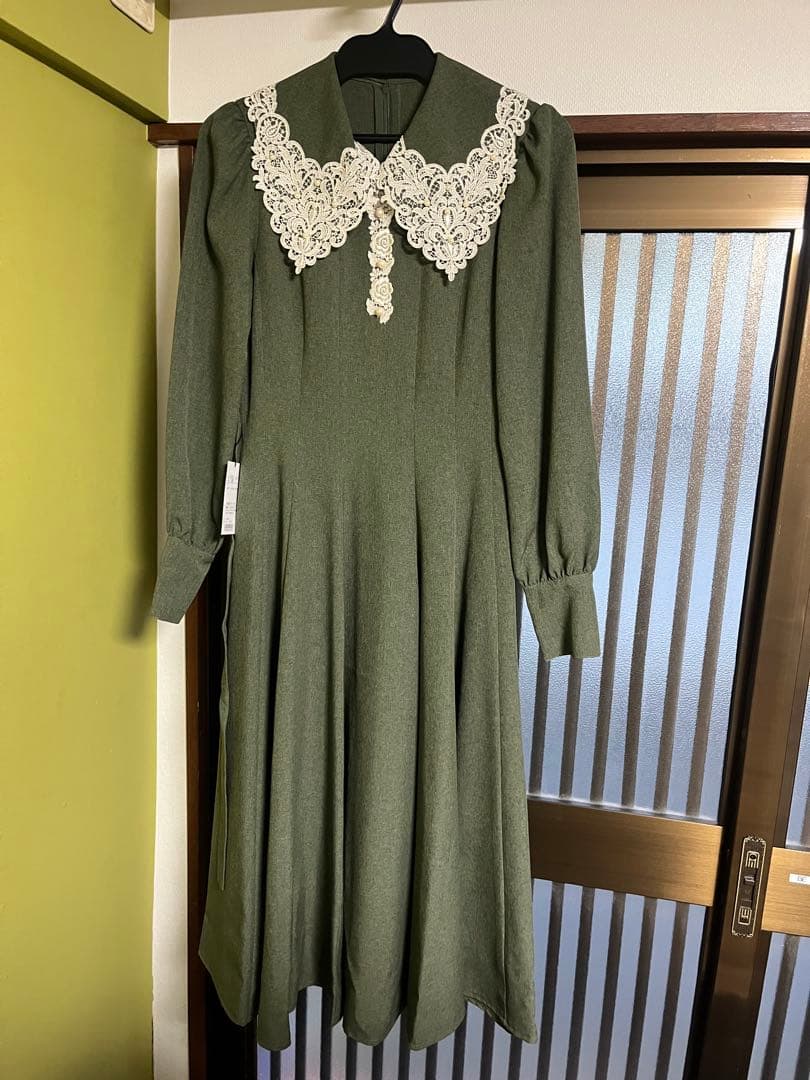 Innocent World オリーブグリーン ワンピース M