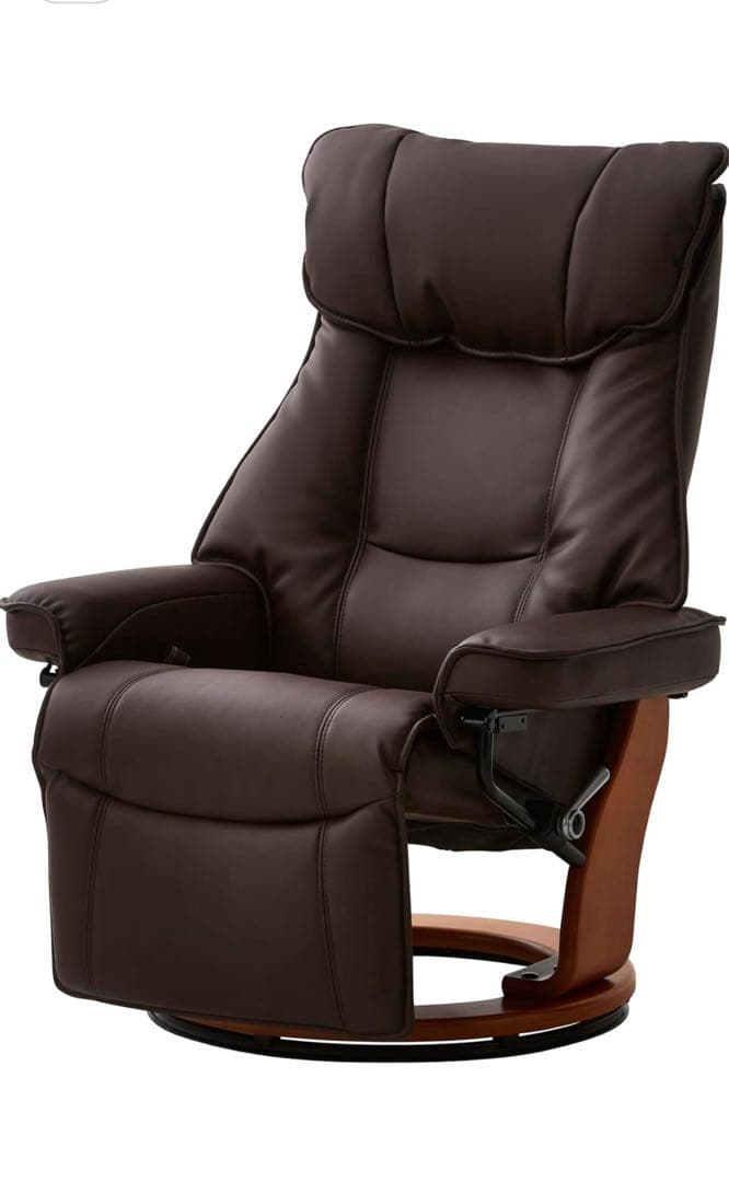 リクライニングチェア Frank II ダークブラウン