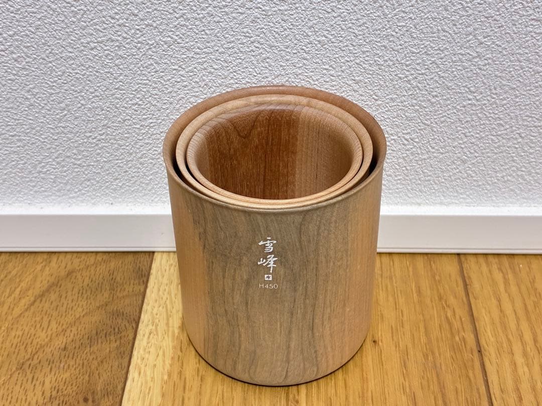 【激レア】スノーピーク　スタッキングウッドマグ　雪峰H450、H300、H200