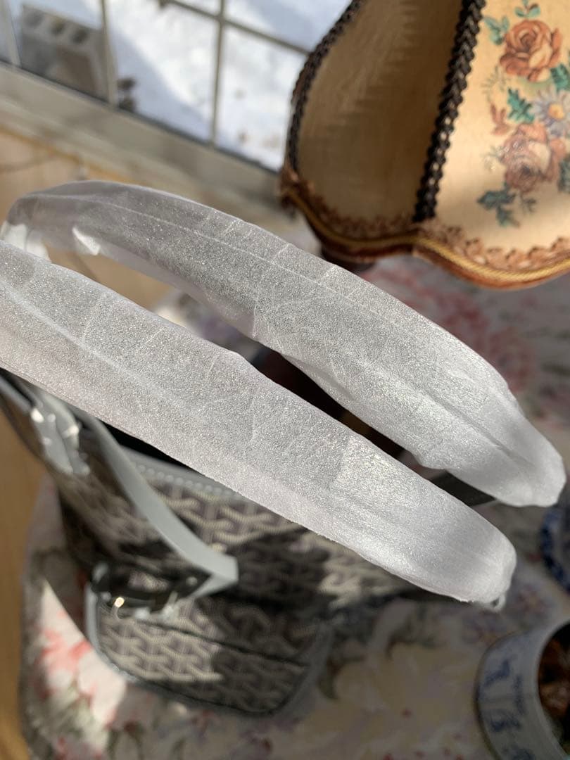 lemon°・*:.。. トートバッグ ポーチ 小 グレー