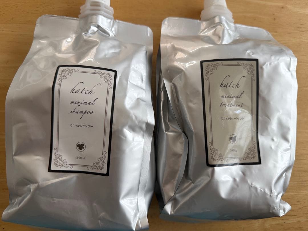ハッチ ミニマルシャンプー、トリートメントセット 各1Ｌ