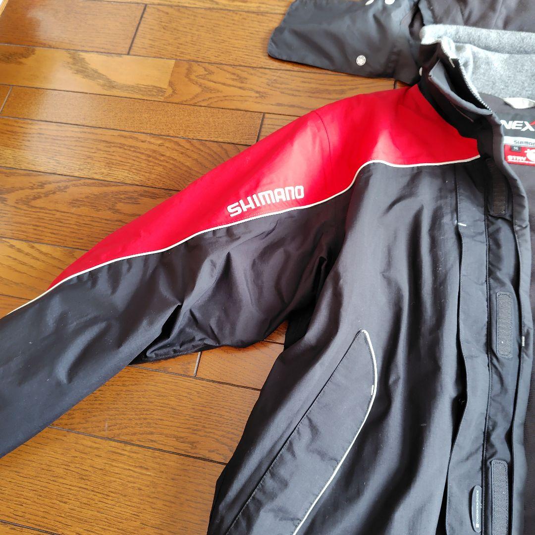 SHIMANO NEXUS 防寒着セット M 黒/赤　STRV＋7